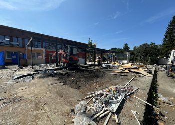 Demolice objektů Rokytnice u Vsetína