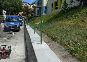 Oprava plotu MŠ Na Kopečku Vsetín